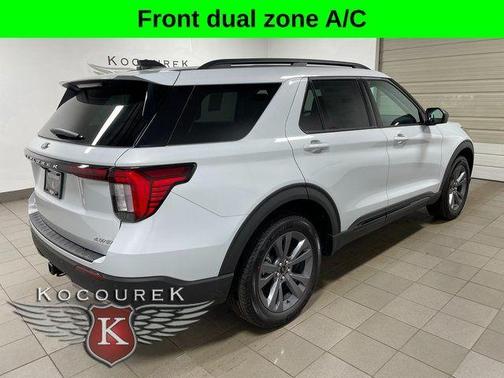 Space White Metallic 2026 Ford Explorer Active