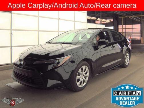 Midnight Black Metallic 2025 Toyota Corolla LE