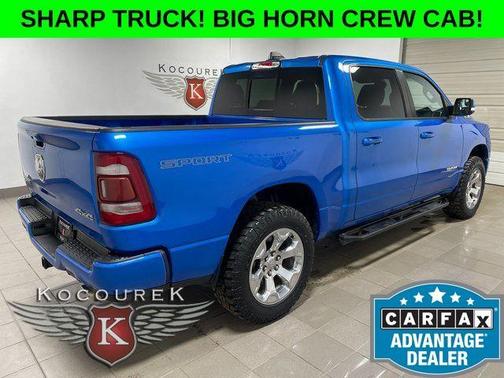 Hydro Blue Pearlcoat 2022 RAM 1500 Big Horn