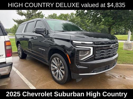 Black 2025 Chevrolet Suburban 4WD High Country