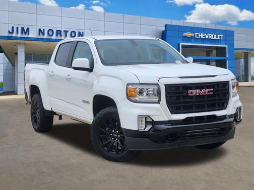 Summit White 2021 GMC Canyon Elevation