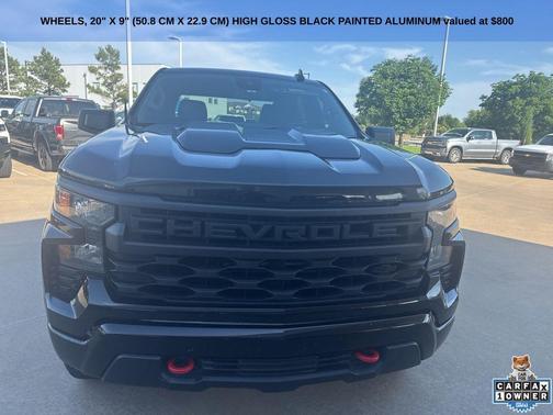 Black 2025 Chevrolet Silverado 1500 Custom Trail Boss