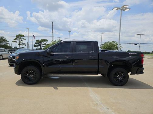 Black 2025 Chevrolet Silverado 1500 Custom Trail Boss