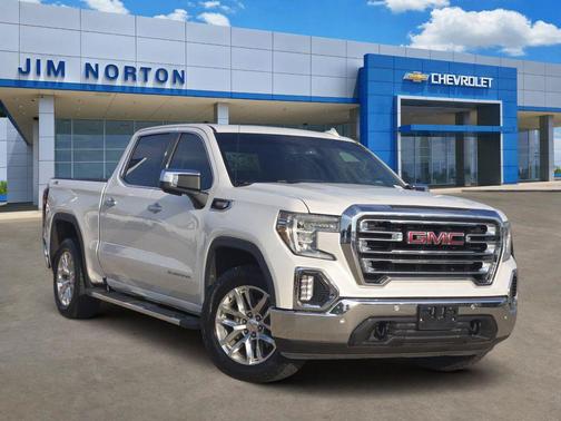 White Frost Tricoat 2019 GMC Sierra 1500 SLT