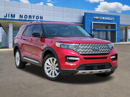 Rapid Red Metallic Tinted Clearcoat 2024 Ford Explorer Limited