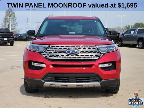 Rapid Red Metallic Tinted Clearcoat 2024 Ford Explorer Limited
