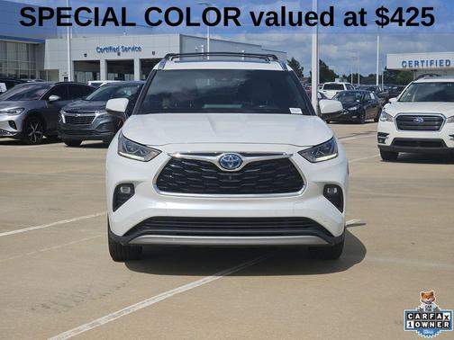 Wind Chill Pearl 2022 Toyota Highlander Hybrid Platinum