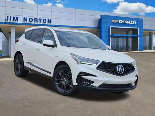 White Diamond Pearl 2019 Acura RDX A-Spec