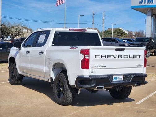 Summit White 2026 Chevrolet Silverado 1500 Custom Trail Boss