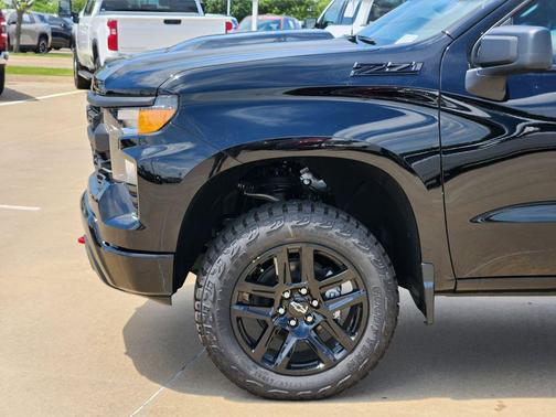 Black 2026 Chevrolet Silverado 1500 Custom Trail Boss