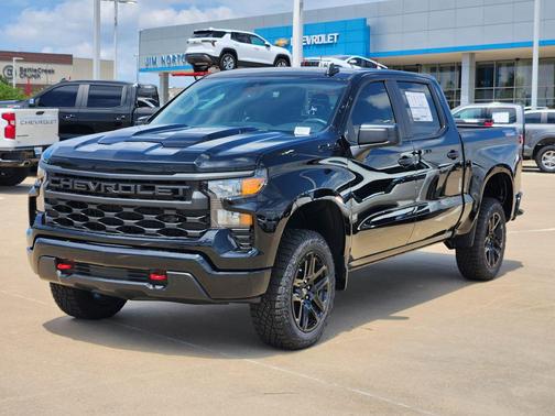 Black 2026 Chevrolet Silverado 1500 Custom Trail Boss