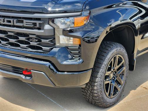 Black 2026 Chevrolet Silverado 1500 Custom Trail Boss