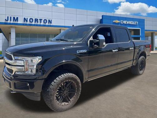 Shadow Black 2018 Ford F-150 Platinum
