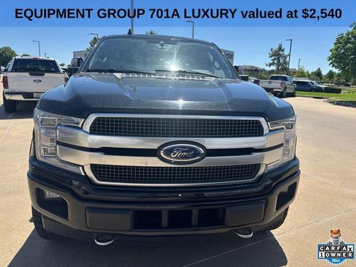 Shadow Black 2018 Ford F-150 Platinum