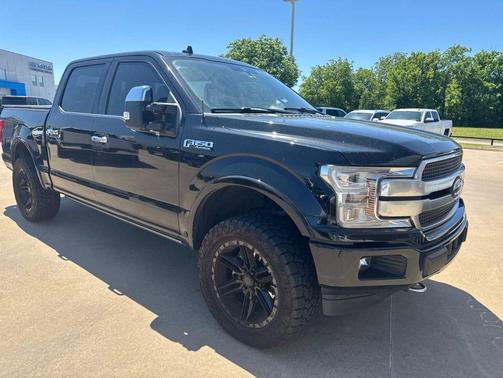 Shadow Black 2018 Ford F-150 Platinum