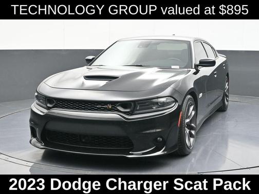 Pitch Black Clearcoat 2023 Dodge Charger R/T Scat Pack