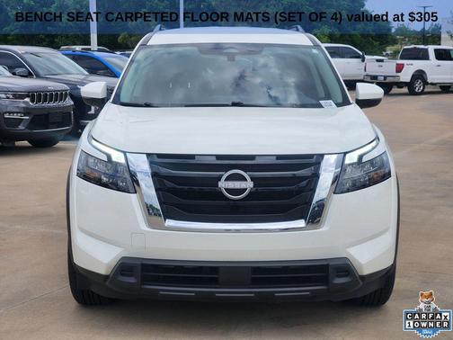 Glacier White 2025 Nissan Pathfinder SV 4WD