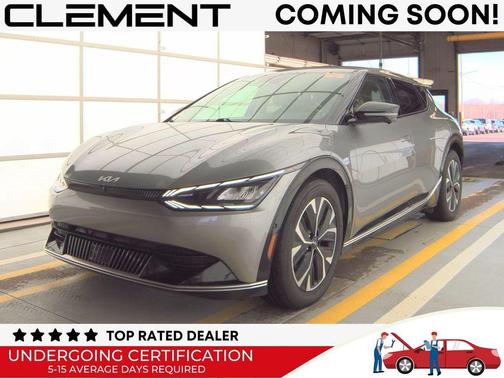 Steel Gray 2023 Kia EV6 Wind
