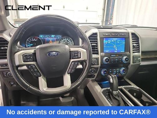 White Platinum Tri-Coat Metallic 2019 Ford F-150 Lariat