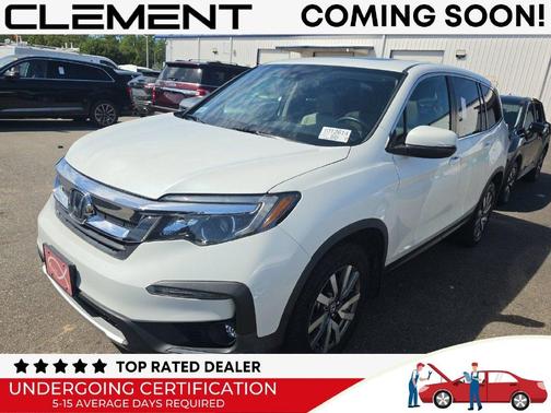 Platinum White Pearl 2021 Honda Pilot EX-L