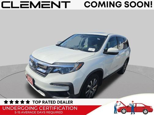 Platinum White Pearl 2021 Honda Pilot EX-L