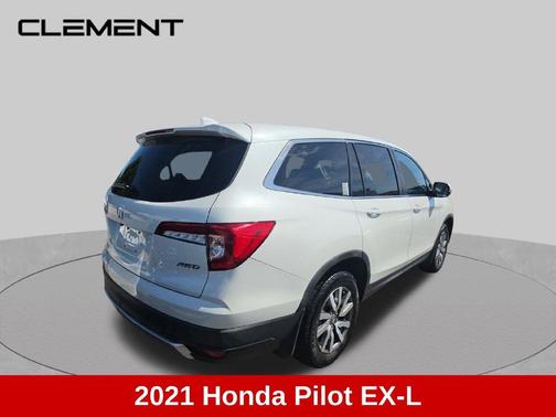 Platinum White Pearl 2021 Honda Pilot EX-L