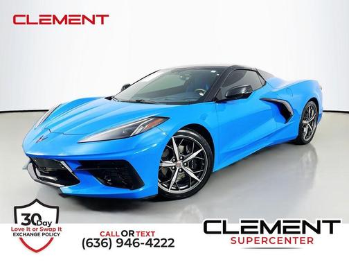 Rapid Blue 2021 Chevrolet Corvette Stingray w/3LT