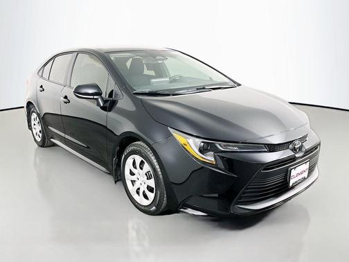 Midnight Black Metallic 2025 Toyota Corolla LE