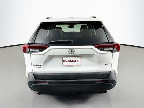 Super White 2019 Toyota RAV4 LE