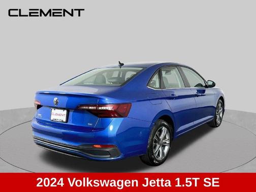 Rising Blue Metallic 2024 Volkswagen Jetta 1.5T SE