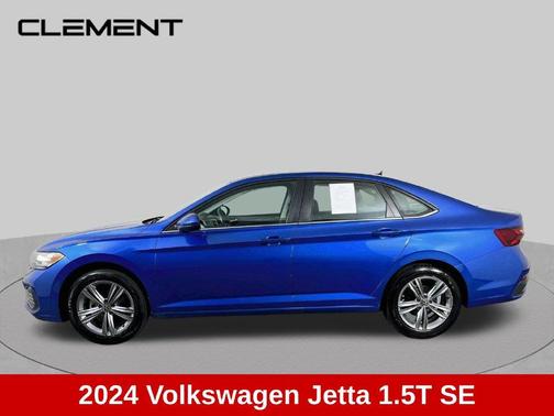 Rising Blue Metallic 2024 Volkswagen Jetta 1.5T SE