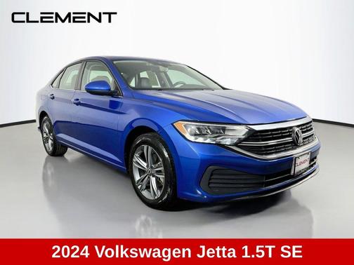 Rising Blue Metallic 2024 Volkswagen Jetta 1.5T SE