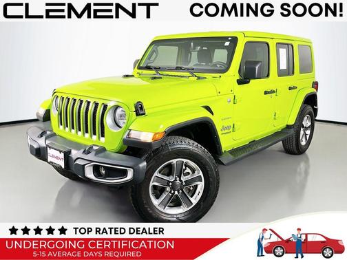 Limited Edition Gecko Clear 2021 Jeep Wrangler Unlimited Sahara