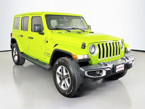 Limited Edition Gecko Clear 2021 Jeep Wrangler Unlimited Sahara
