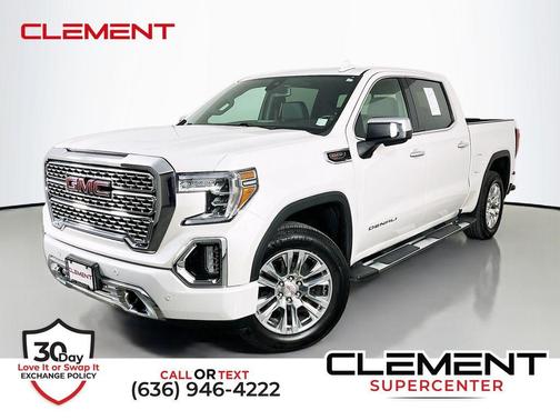 White Frost Tri-Coat 2021 GMC Sierra 1500 Denali