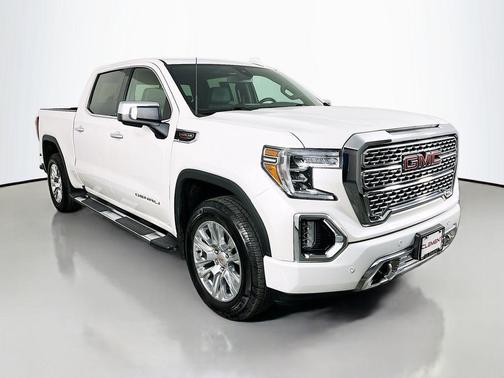 White Frost Tri-Coat 2021 GMC Sierra 1500 Denali