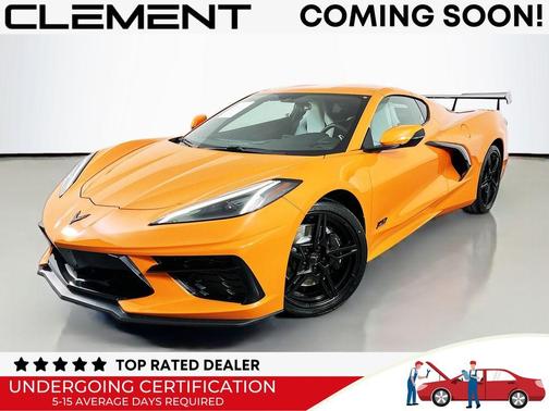 Orange 2023 Chevrolet Corvette Stingray w/1LT