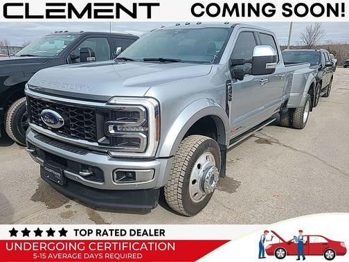 Iconic Silver Metallic 2024 Ford F-450 Platinum