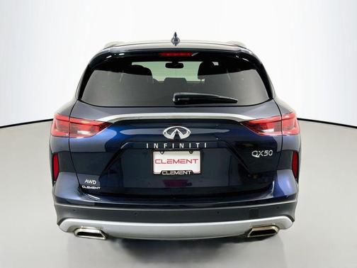 Hermosa Blue 2019 INFINITI QX50 ESSENTIAL