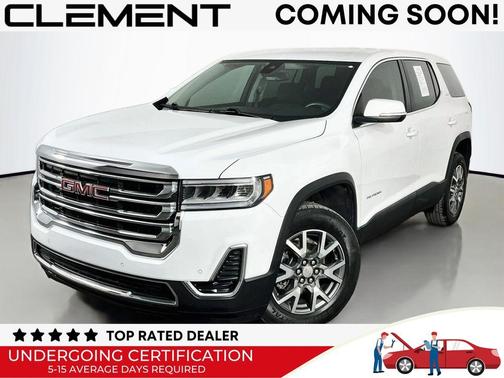Summit White 2022 GMC Acadia SLE