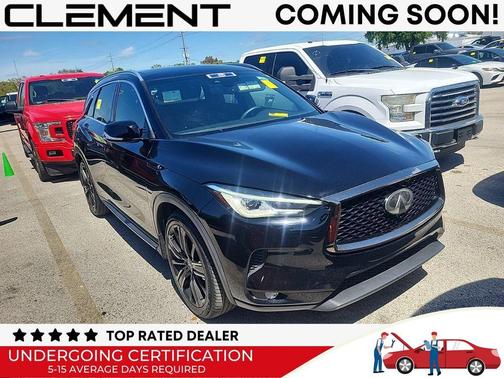 Black Obsidian 2021 INFINITI QX50 Luxe