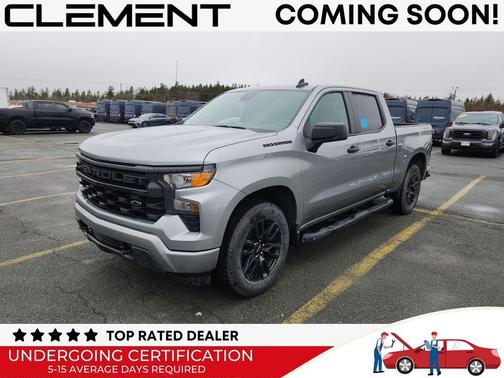 Sterling Gray Metallic 2024 Chevrolet Silverado 1500 Custom
