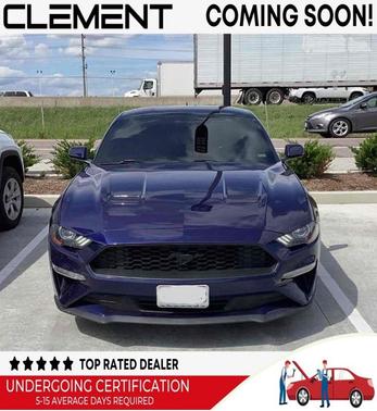 Kona Blue Metallic 2020 Ford Mustang EcoBoost