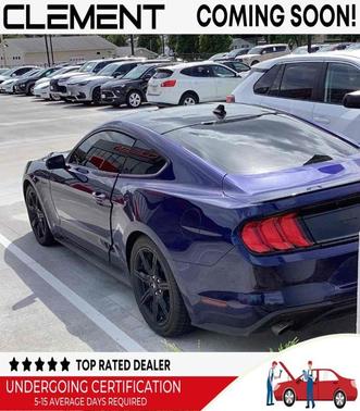 Kona Blue Metallic 2020 Ford Mustang EcoBoost
