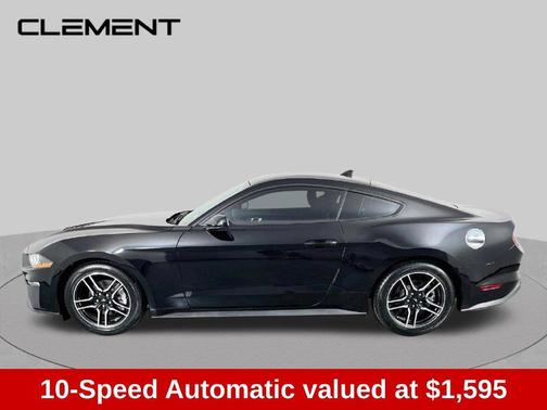 Shadow Black 2021 Ford Mustang EcoBoost