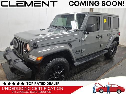 Sting Gray Clearcoat 2021 Jeep Wrangler Unlimited Sahara Altitude