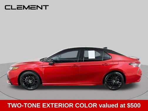 Supersonic Red / Midnight Black Metallic 2023 Toyota Camry XSE