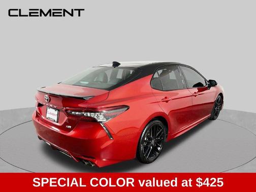 Supersonic Red / Midnight Black Metallic 2023 Toyota Camry XSE