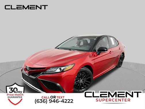 Supersonic Red / Midnight Black Metallic 2023 Toyota Camry XSE