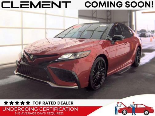 Supersonic Red / Midnight Black Metallic 2023 Toyota Camry XSE